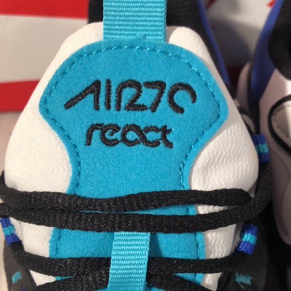 Nike Air Max 270 React ‘Oracle Aqua Blue’ - Picture 3 of 5